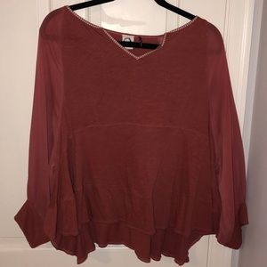 Long sleeve blouse